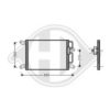 ITAL2 0046440250 Condenser, air conditioning